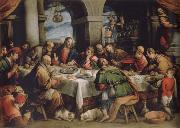 Francesco Bassano the younger The communion oil painting artist
